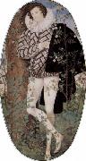 Nicholas Hilliard Young Man Among Roses oil painting